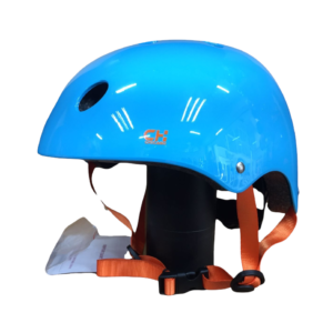 Casco Protector Chicago Brillante Azul Turquesa