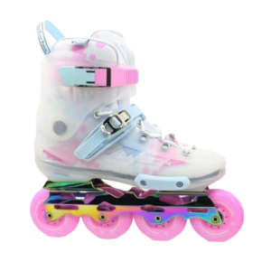 Patines en línea Freeskate V Roller Pastel Bota Transparente