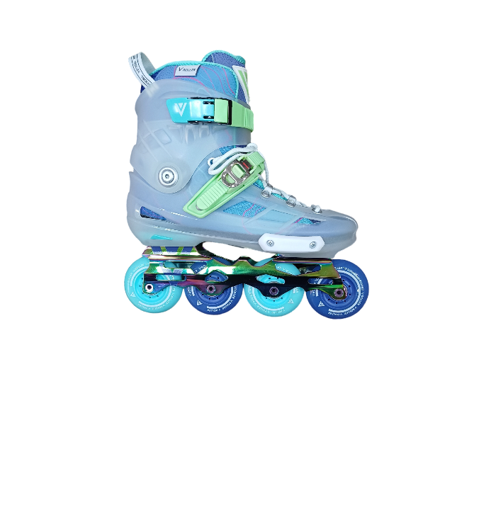 Patines en linea Freeskate, EDICION LIMITADA, linner acojinado, frame de aluminio tornasol